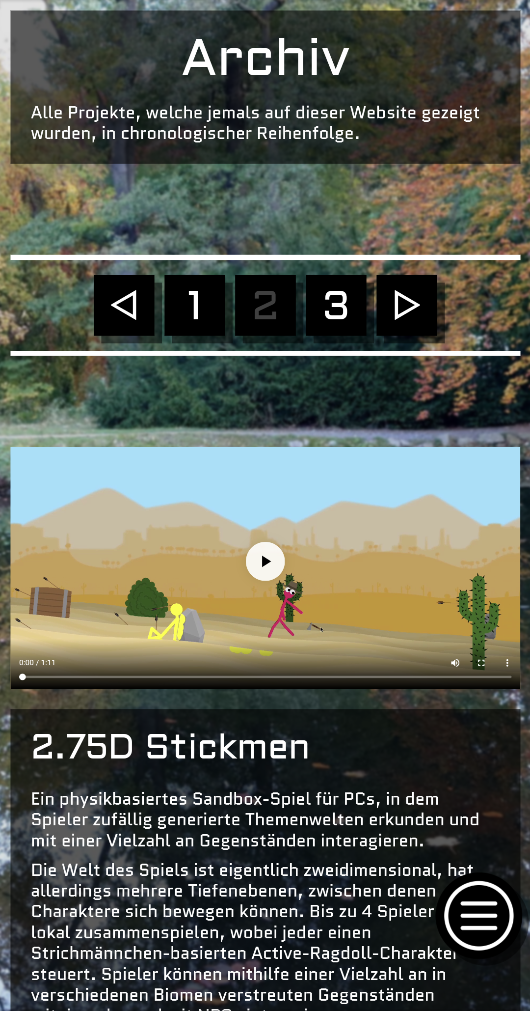 Ein Projekt im Archiv der mobilen Version der Seite.