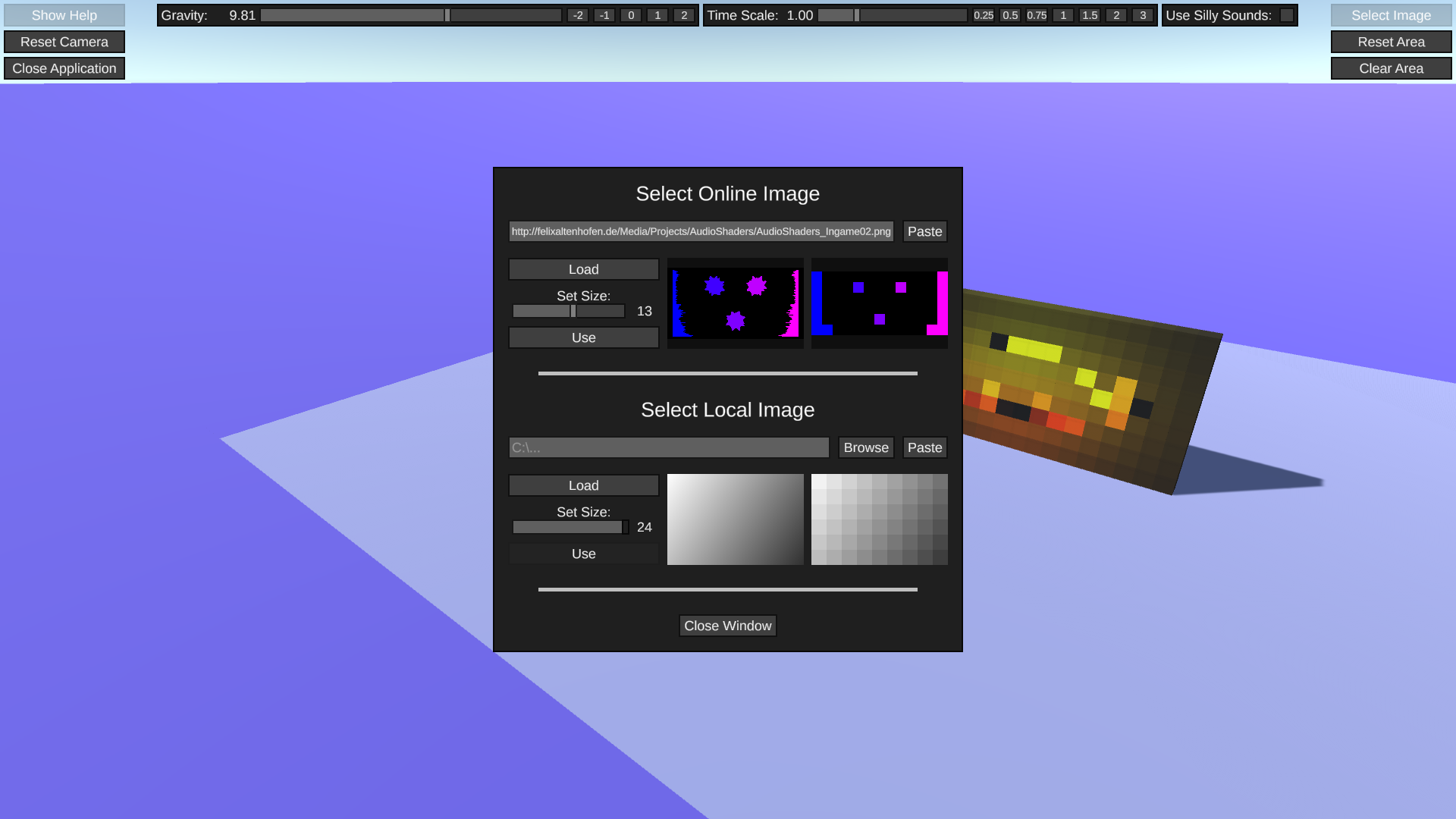 Der Dialog zum Auswählen eines Bildes.